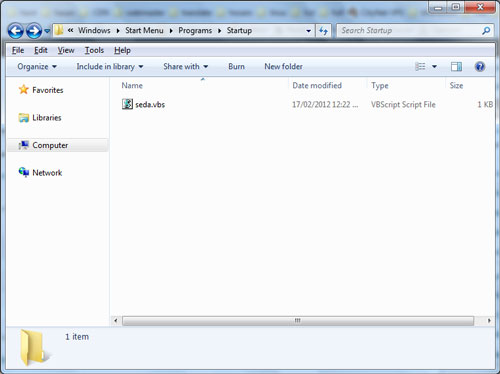 استارت آپ ویندوز سون